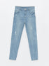 LC Waikiki Boy's Jean Trousers with Adjustable Elastic Waist